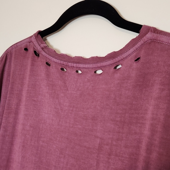 Country Deep Urban Cowboy distressed graphic tee pink XXL - Picture 7 of 14